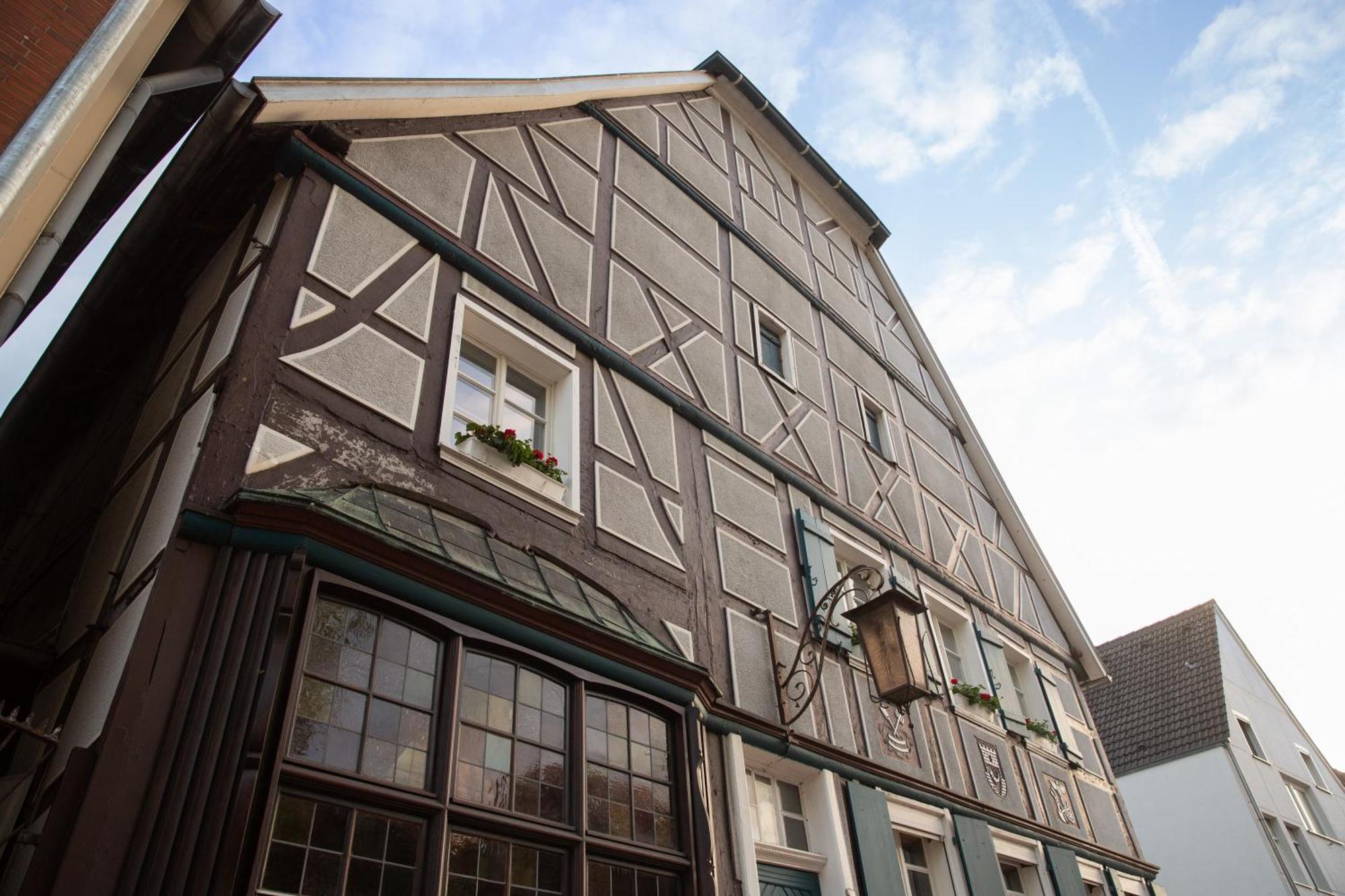 Gasthaus Benke, Fachwerkhaus In Westfalen Datteln Buitenkant foto